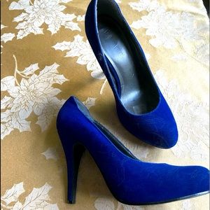 Blue heels